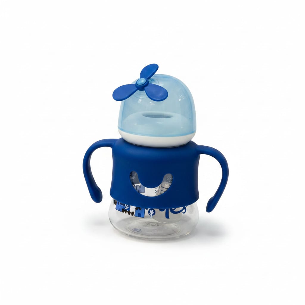 YES Baby Elite Fan-Themed Safety Cap 180ml (6oz) PPSU Feeder | Baby Discovery