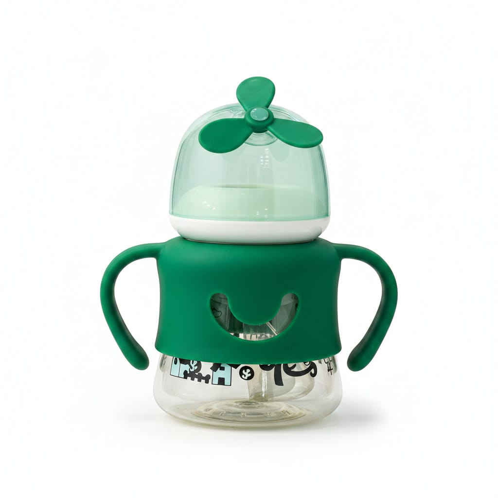 YES Baby Elite Fan-Themed Safety Cap 180ml (6oz) PPSU Feeder | Baby Discovery