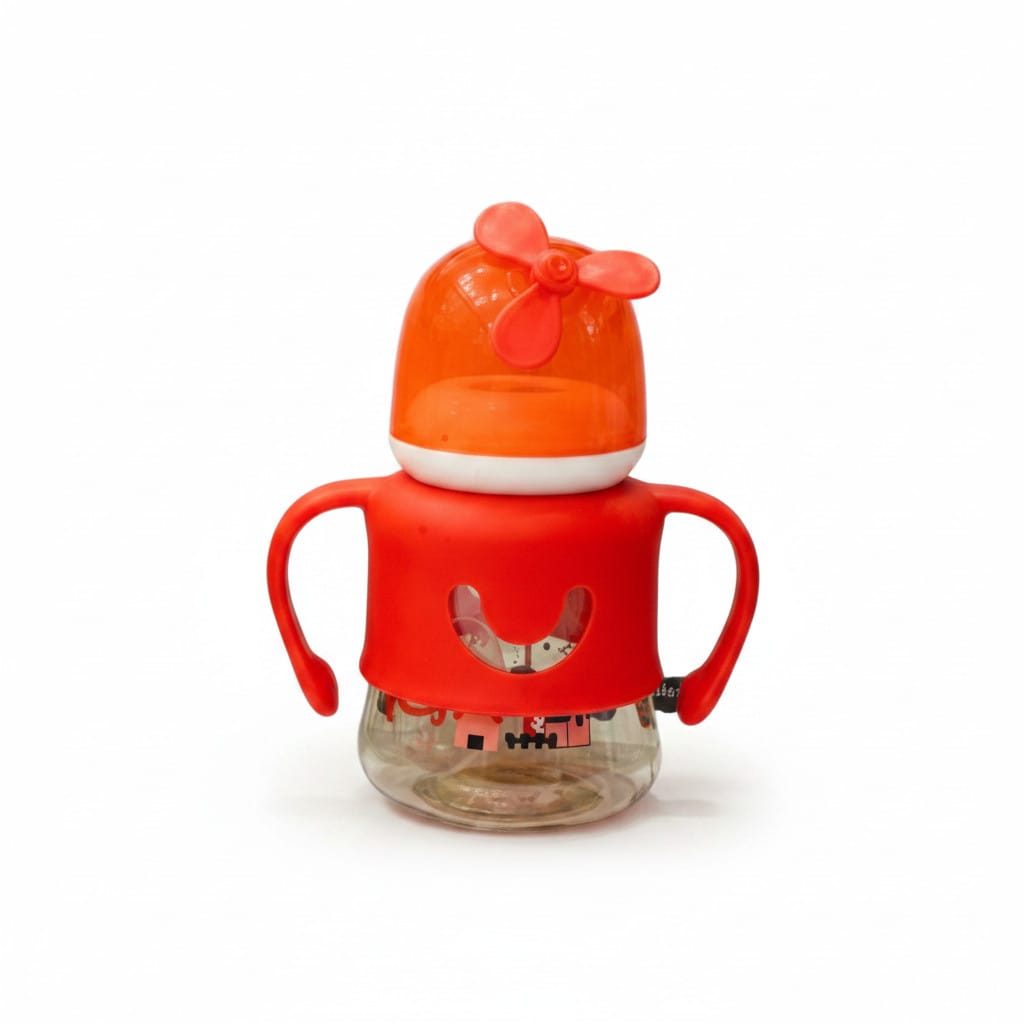 YES Baby Elite Fan-Themed Safety Cap 180ml (6oz) PPSU Feeder | Baby Discovery