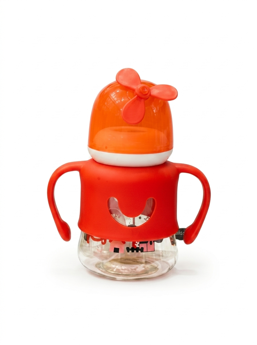 YES Baby Elite Fan-Themed Safety Cap 180ml (6oz) PPSU Feeder | Baby Discovery