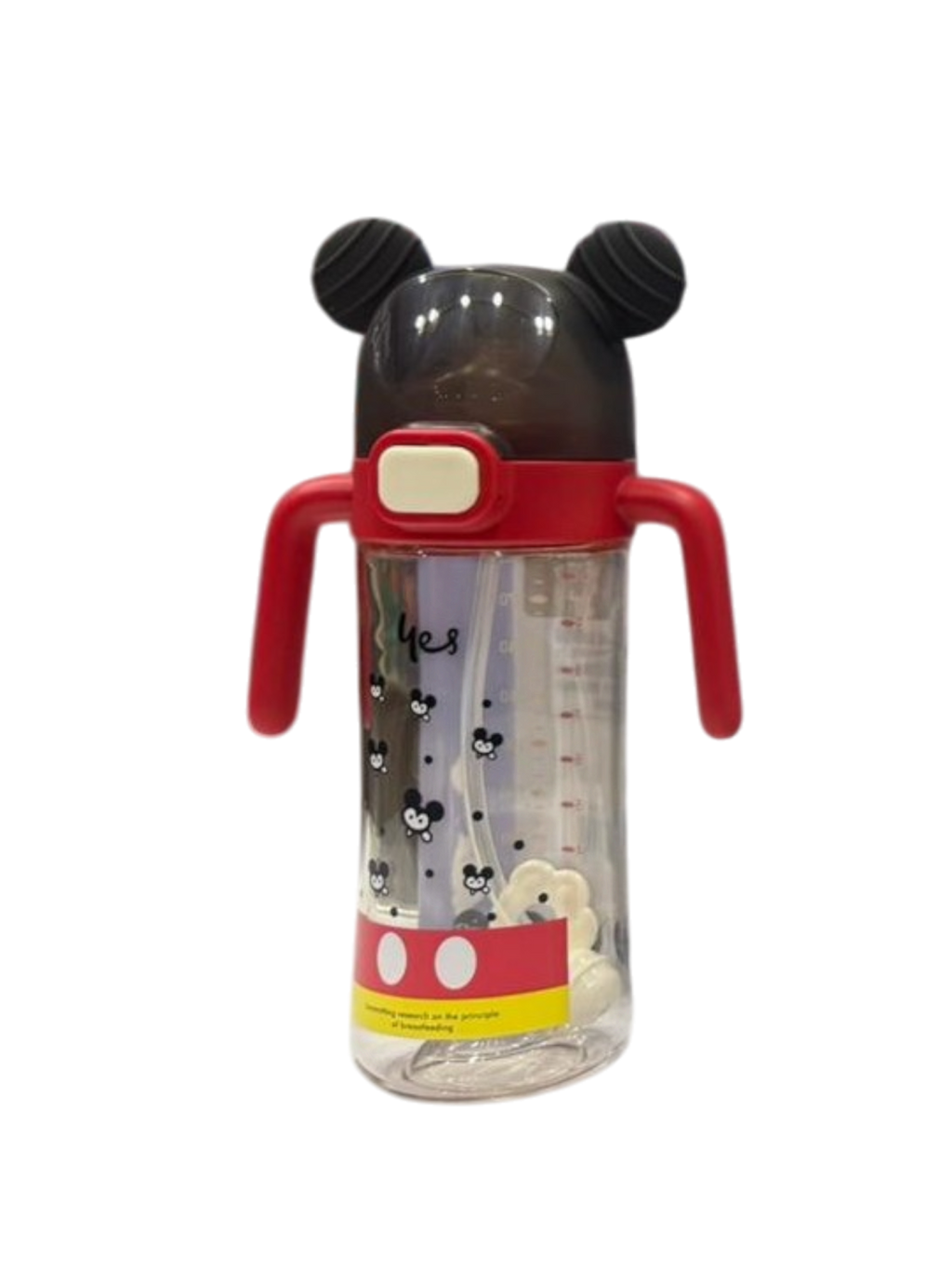 YES Baby Mickey Mouse 300ml (10oz) PPSU Straw Feeder | Baby Discovery