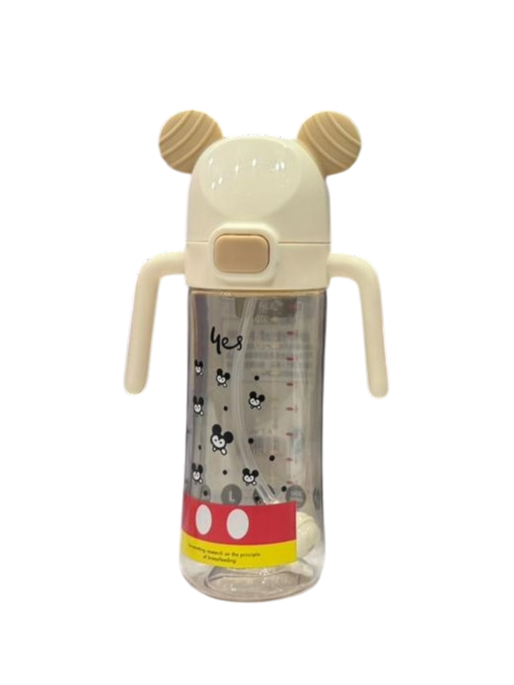 YES Baby Mickey Mouse 300ml (10oz) PPSU Straw Feeder | Baby Discovery