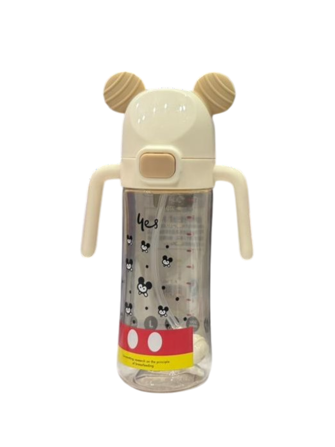 YES Baby Mickey Mouse 300ml (10oz) PPSU Straw Feeder | Baby Discovery