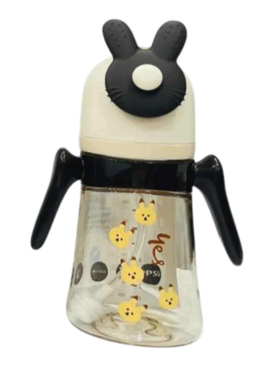 YES Baby Premium 360° Rotating Interactive Character Cap 240ml (8oz) PPSU Feeder | Baby Discovery