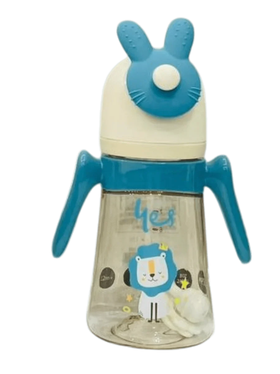 YES Baby Premium 360° Rotating Interactive Character Cap 240ml (8oz) PPSU Feeder | Baby Discovery