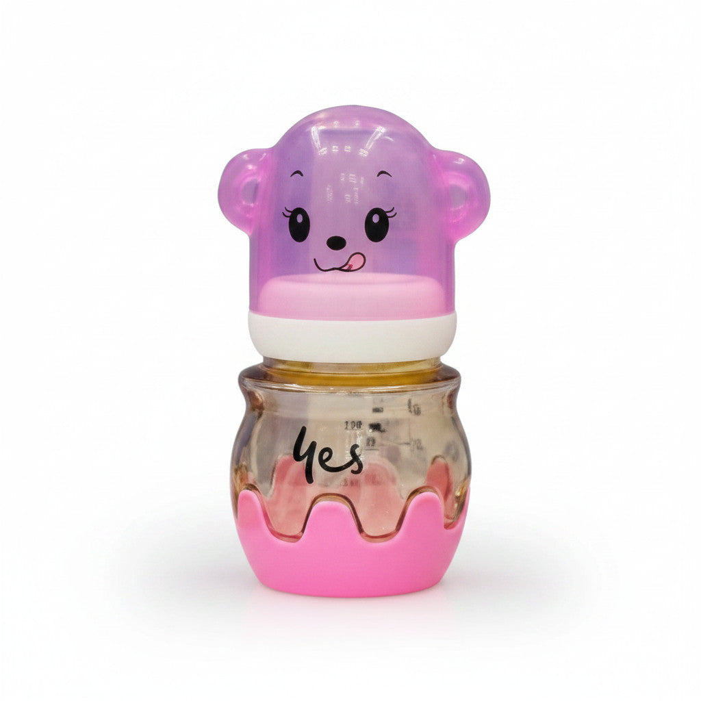 YES Baby Premium Bear 90ml (3oz) Glass Feeder | Baby Discovery
