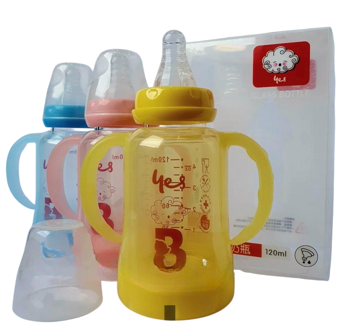 YES Baby Premium Finest 120ml (4oz) Glass Feeder | Baby Discovery