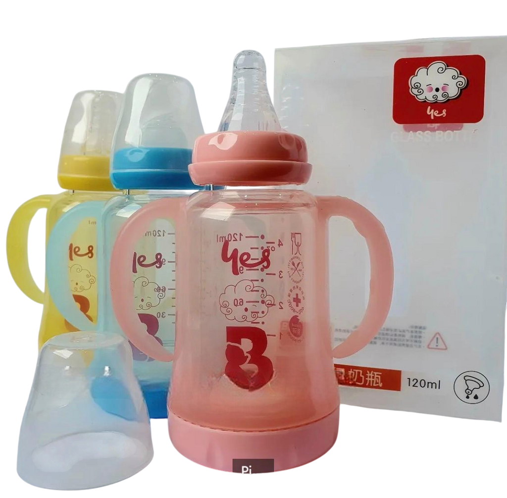 YES Baby Premium Finest 120ml (4oz) Glass Feeder | Baby Discovery