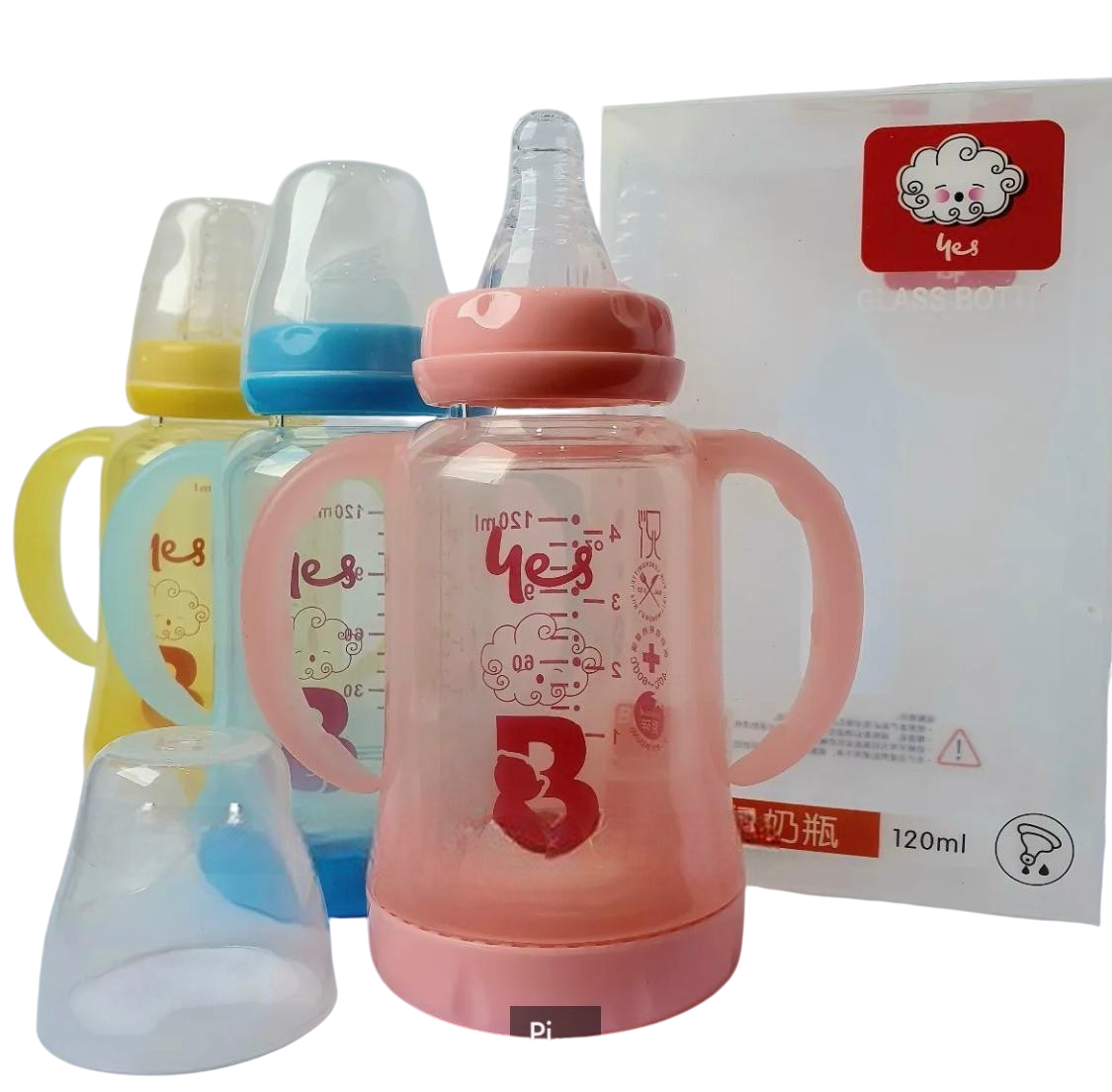 YES Baby Premium Finest 120ml (4oz) Glass Feeder | Baby Discovery