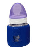 YES Baby Premium Teddy Bear Silicone Sleeve 60ml (2oz) Glass Feeder | Baby Discovery