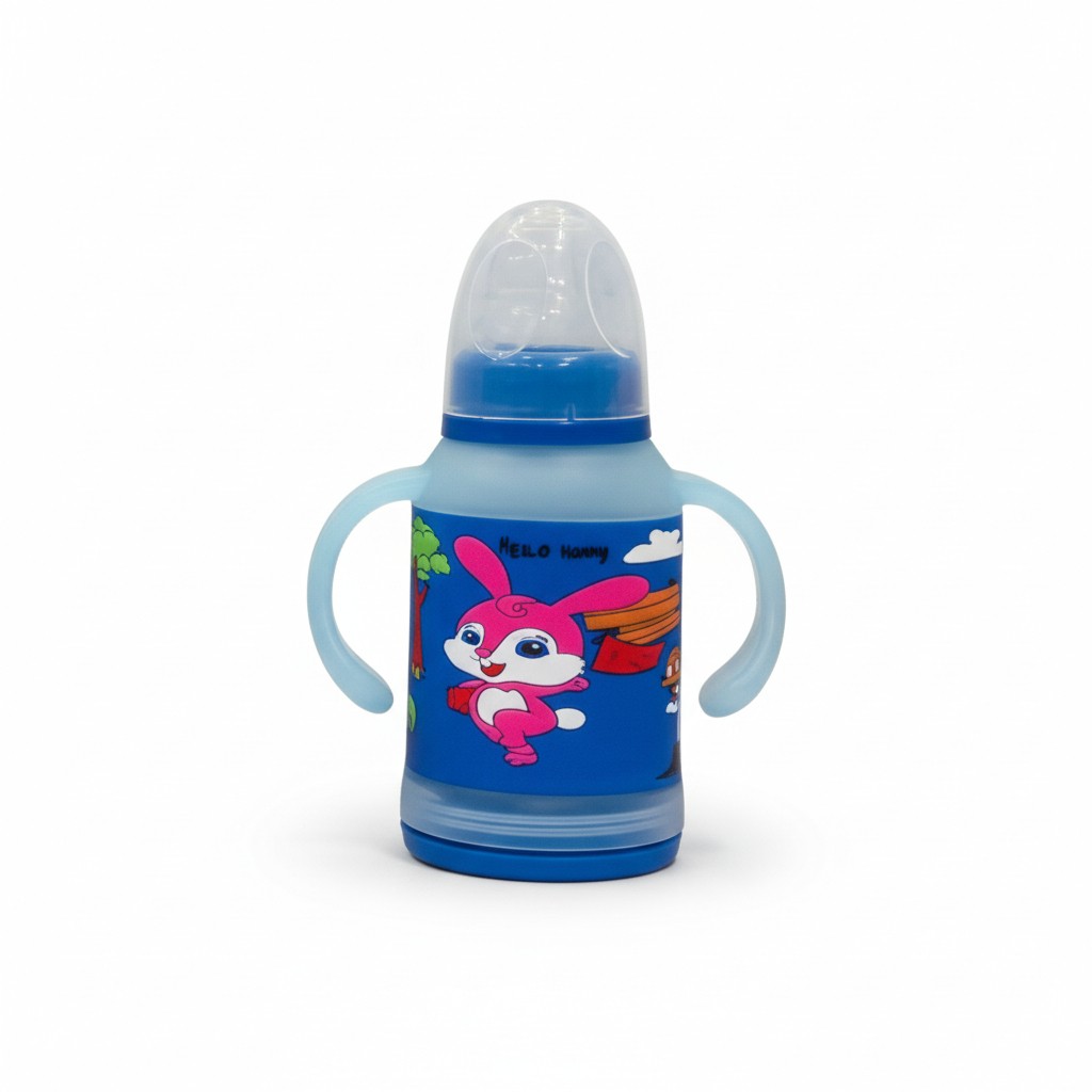 YES Baby Signature Rabbit 120ml (4oz) Glass Feeder | Baby Discovery