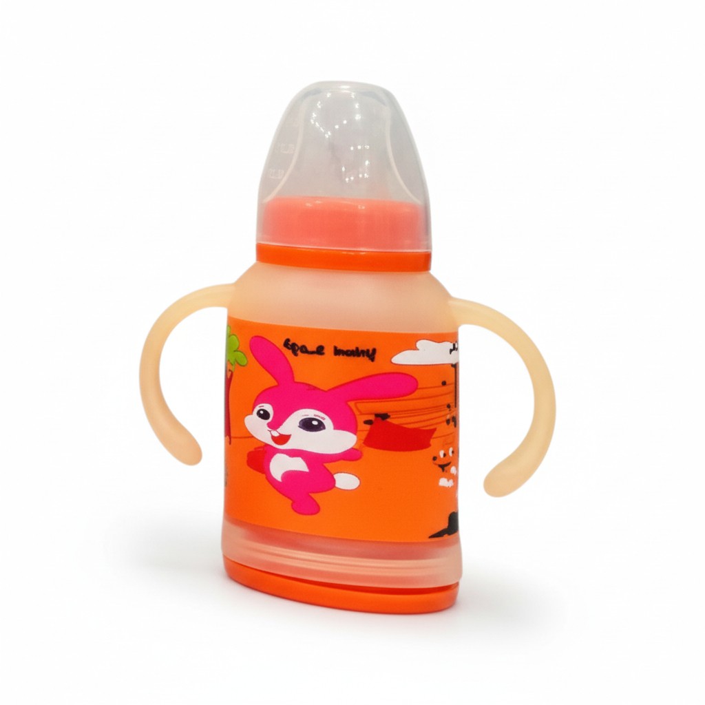 YES Baby Signature Rabbit 120ml (4oz) Glass Feeder | Baby Discovery