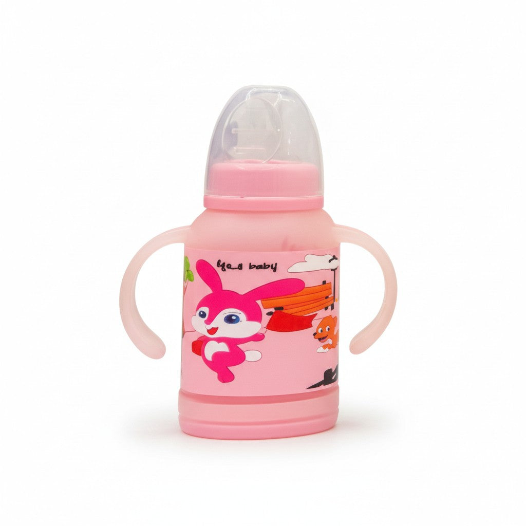 YES Baby Signature Rabbit 120ml (4oz) Glass Feeder | Baby Discovery
