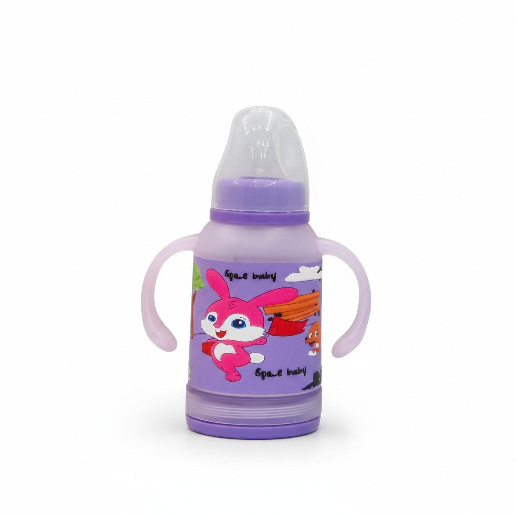 YES Baby Signature Rabbit 120ml (4oz) Glass Feeder | Baby Discovery
