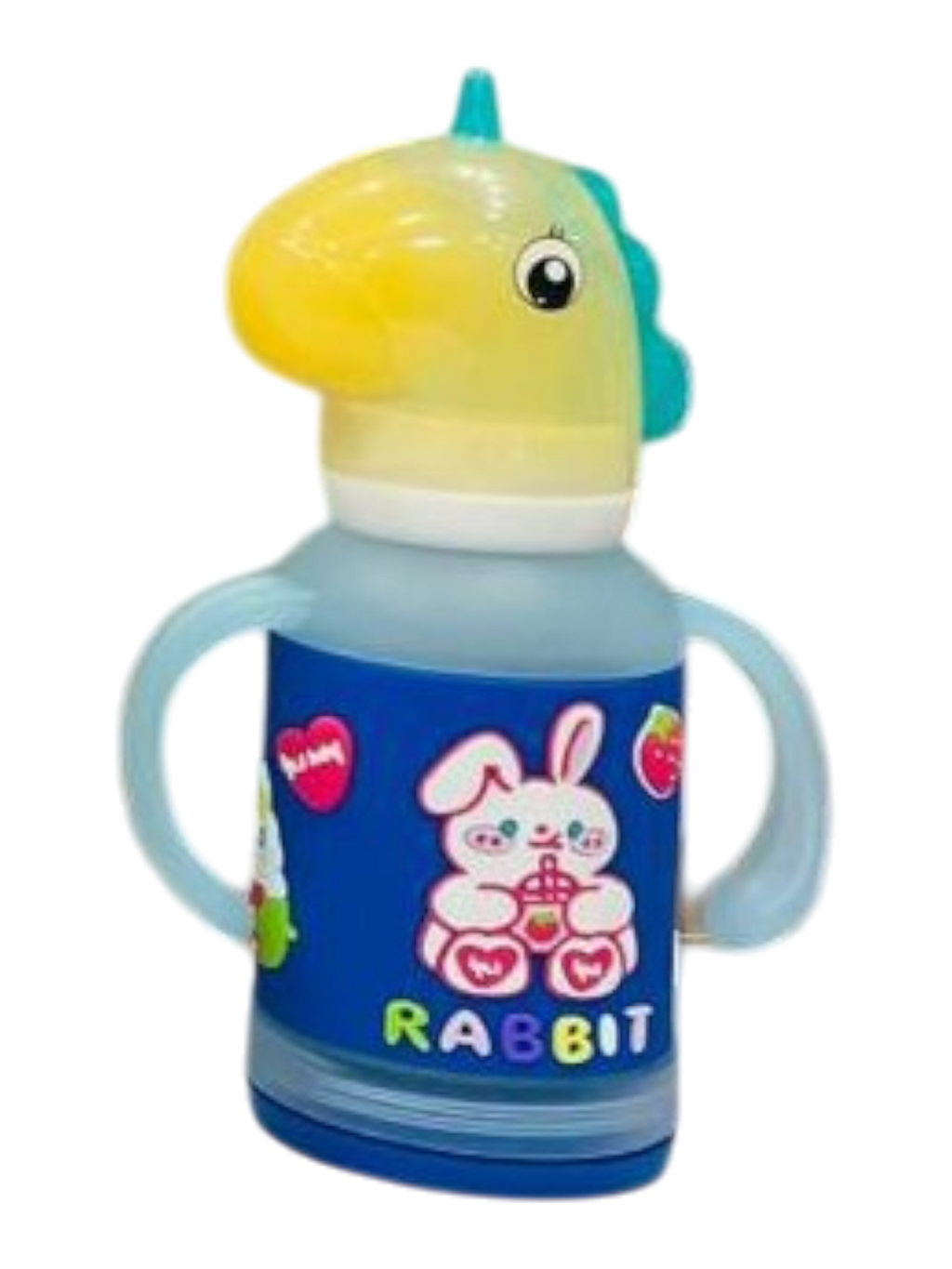 YES Baby Signature Unicorn Shape Cap Series 120ml (4oz) Glass Feeder | Baby Discovery