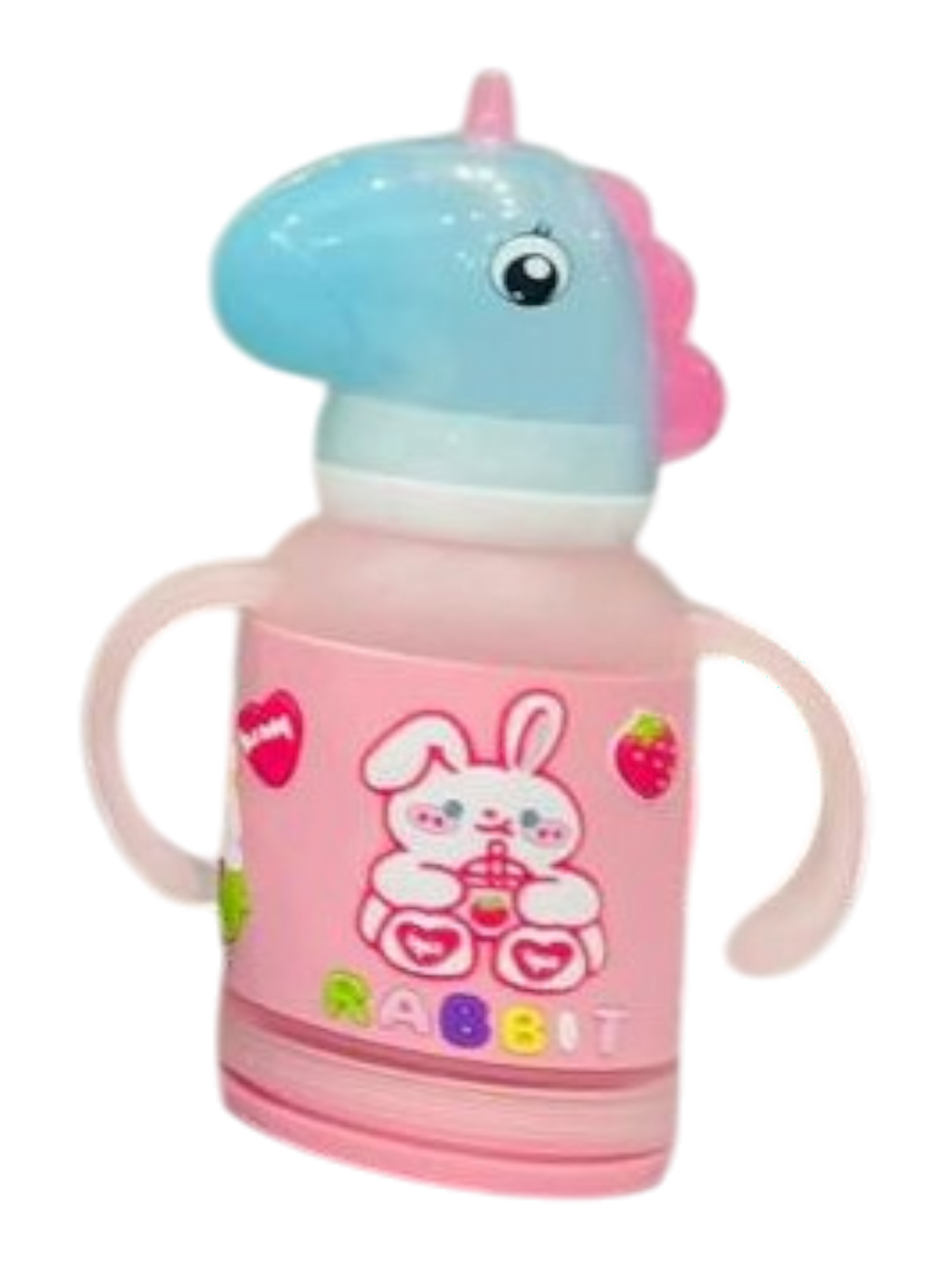 YES Baby Signature Unicorn Shape Cap Series 120ml (4oz) Glass Feeder | Baby Discovery