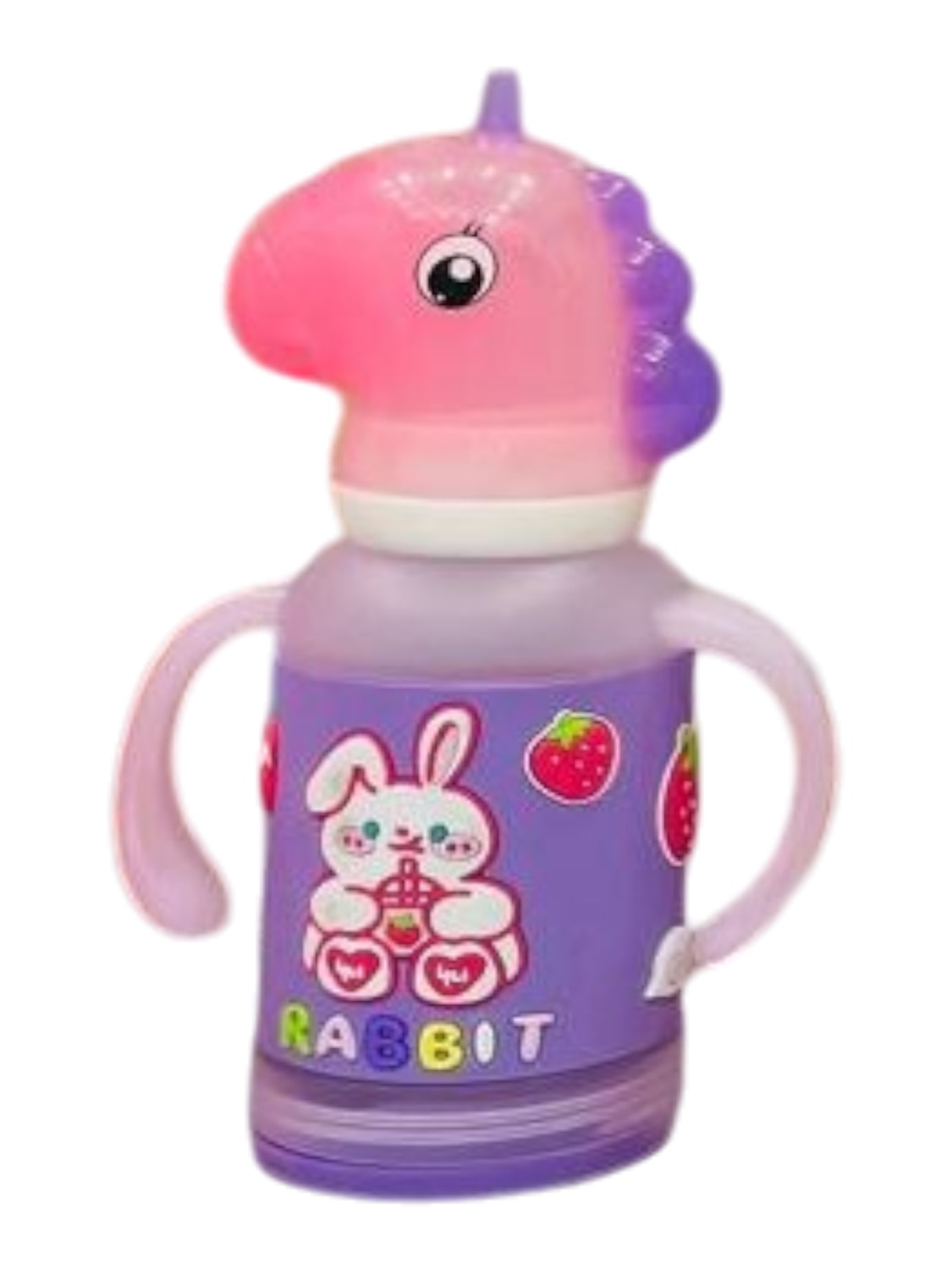 YES Baby Signature Unicorn Shape Cap Series 120ml (4oz) Glass Feeder | Baby Discovery