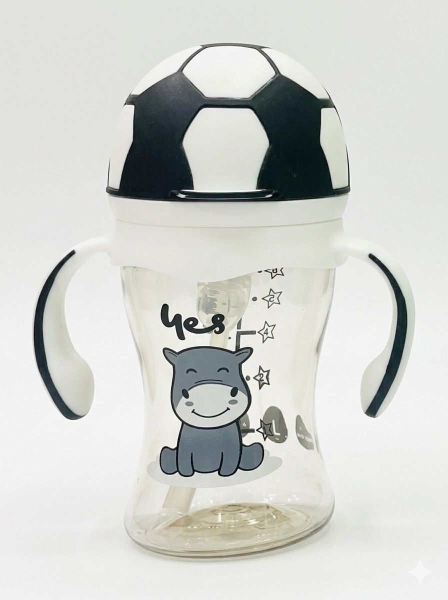YES Baby Elite Football Theme 180ml (6oz) PPSU Feeder | Baby Discovery