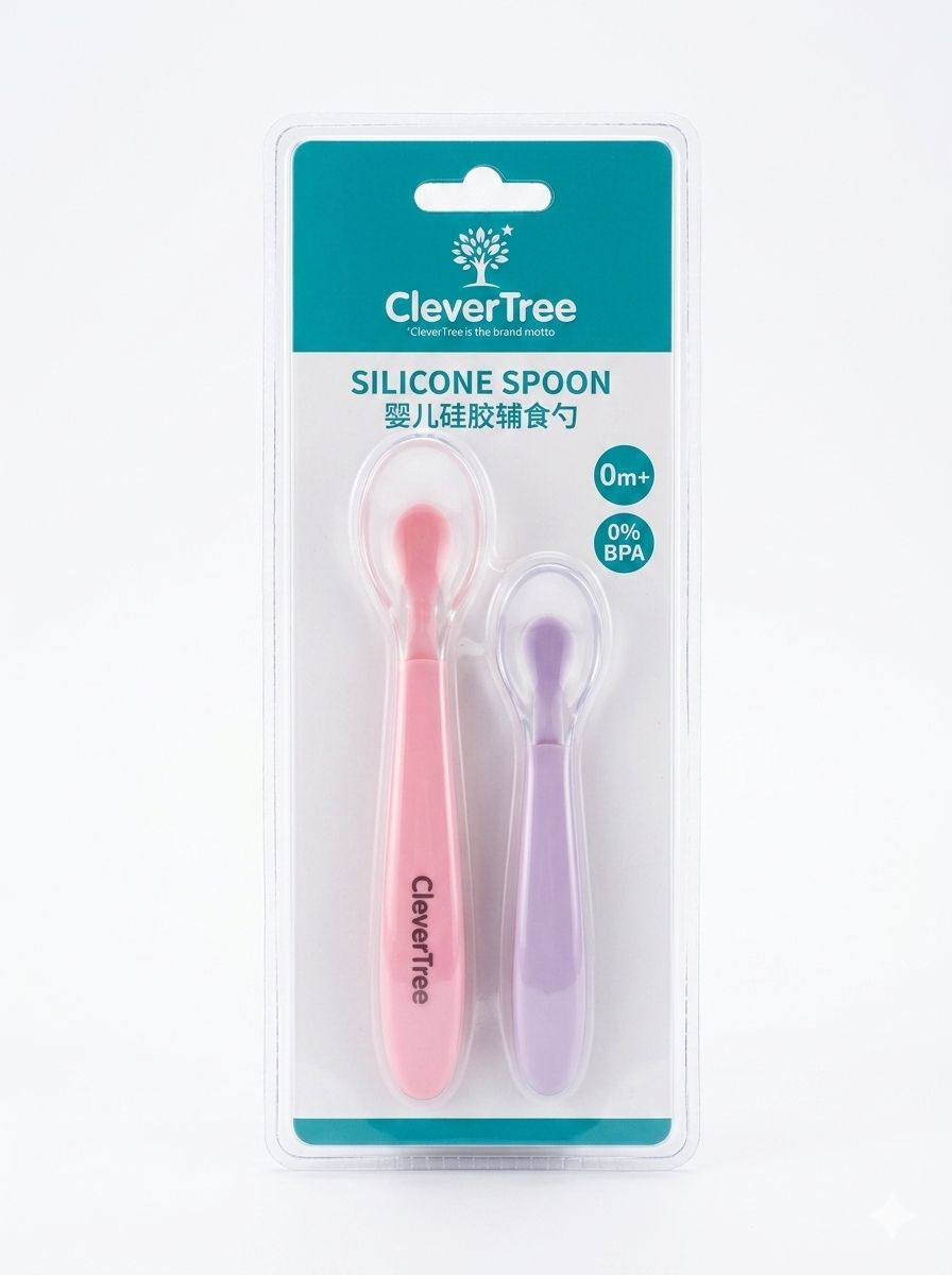 Baby Soft-Tip Silicone Feeding Double Spoon | Baby Discovery