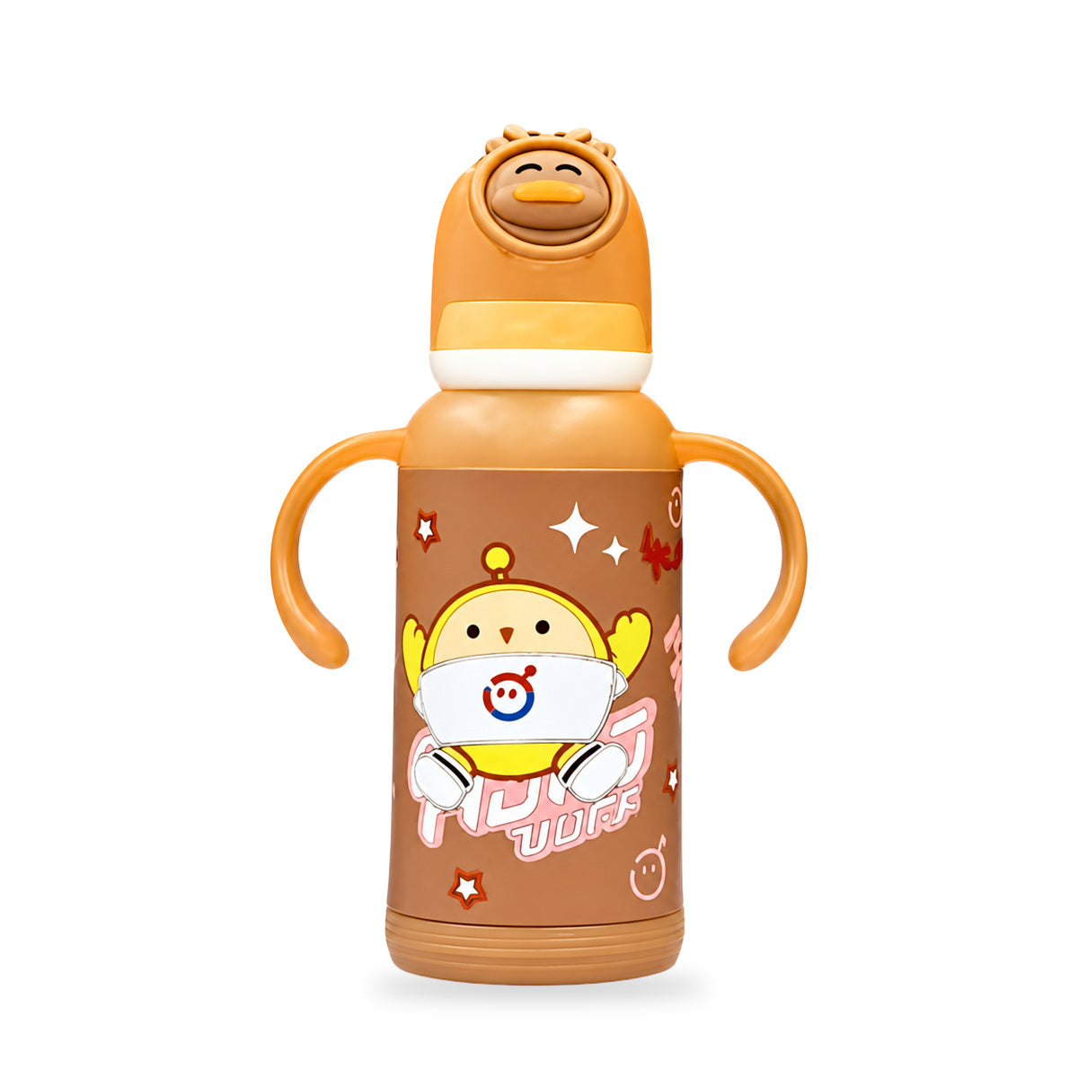 YES Baby Cartoon Straw Sipper Glass Feeder | Baby Discovery