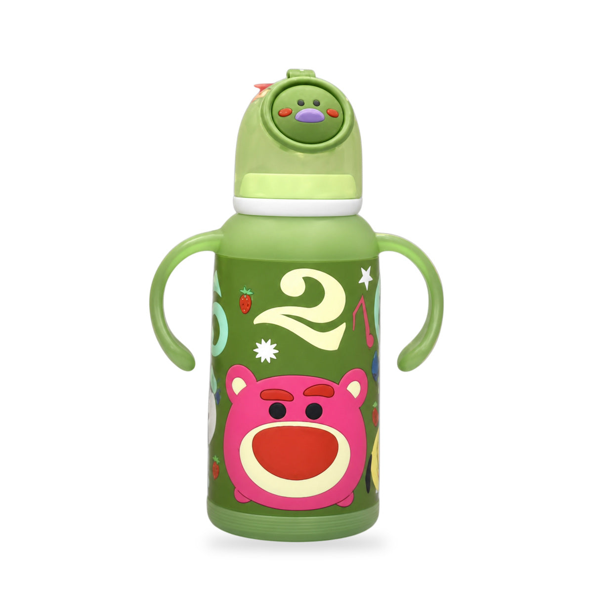 YES Baby Cartoon Straw Sipper Glass Feeder | Baby Discovery