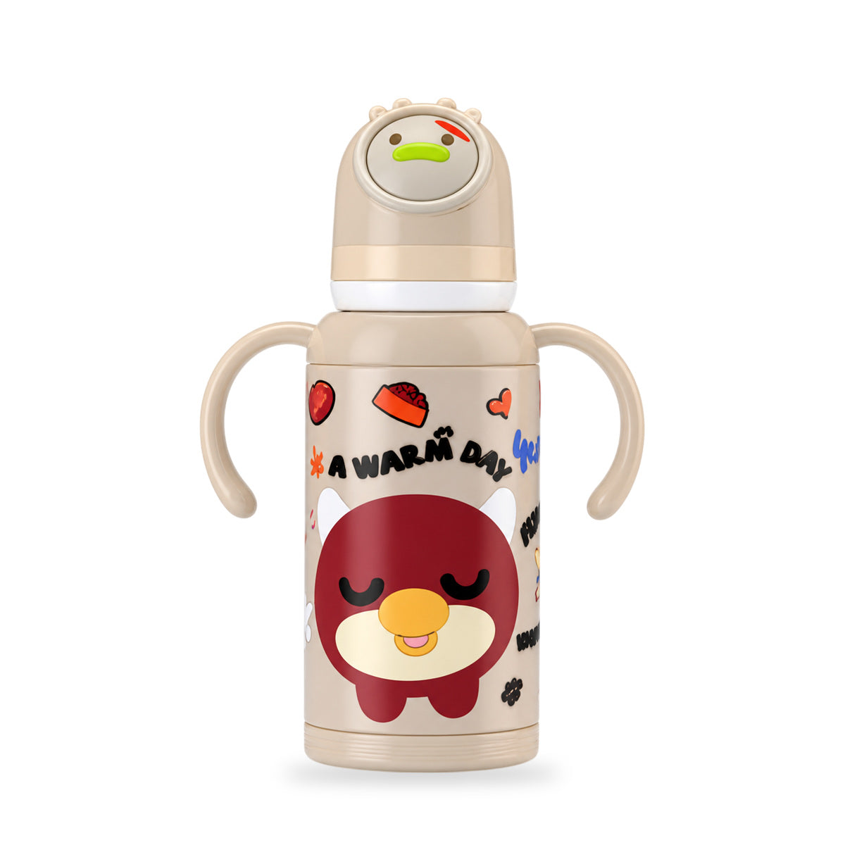 YES Baby Cartoon Straw Sipper Glass Feeder | Baby Discovery