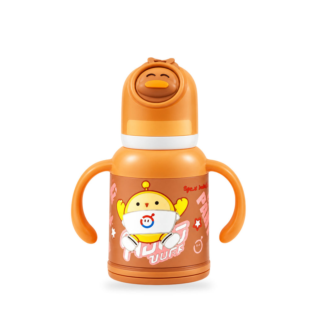 YES Baby Glass Feeder 120ml with Plastic Cover | Baby Discovery