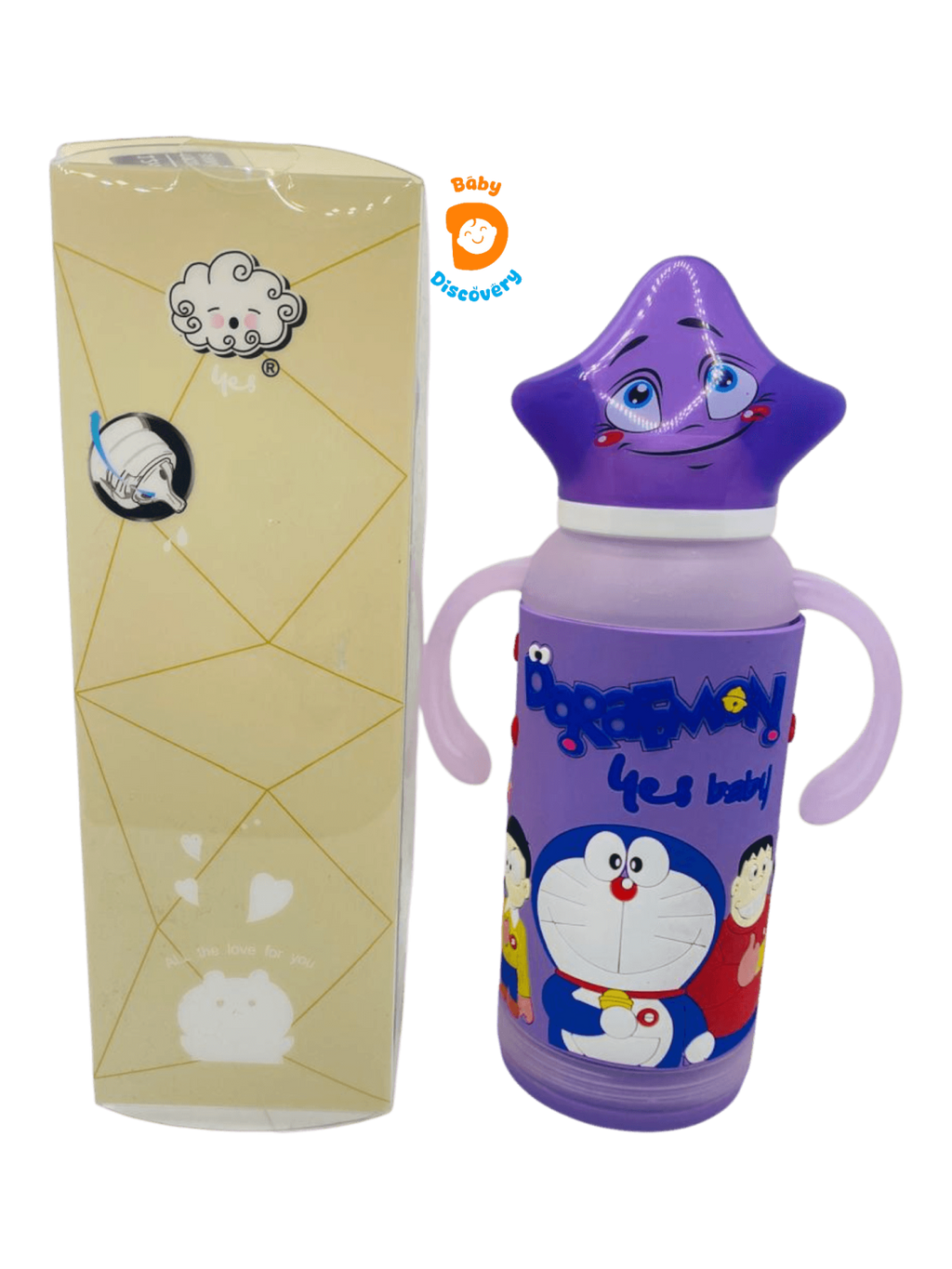 YES Baby Elite Star Shape Cap Series Glass Feeder 210ml/7oz | Baby Discovery