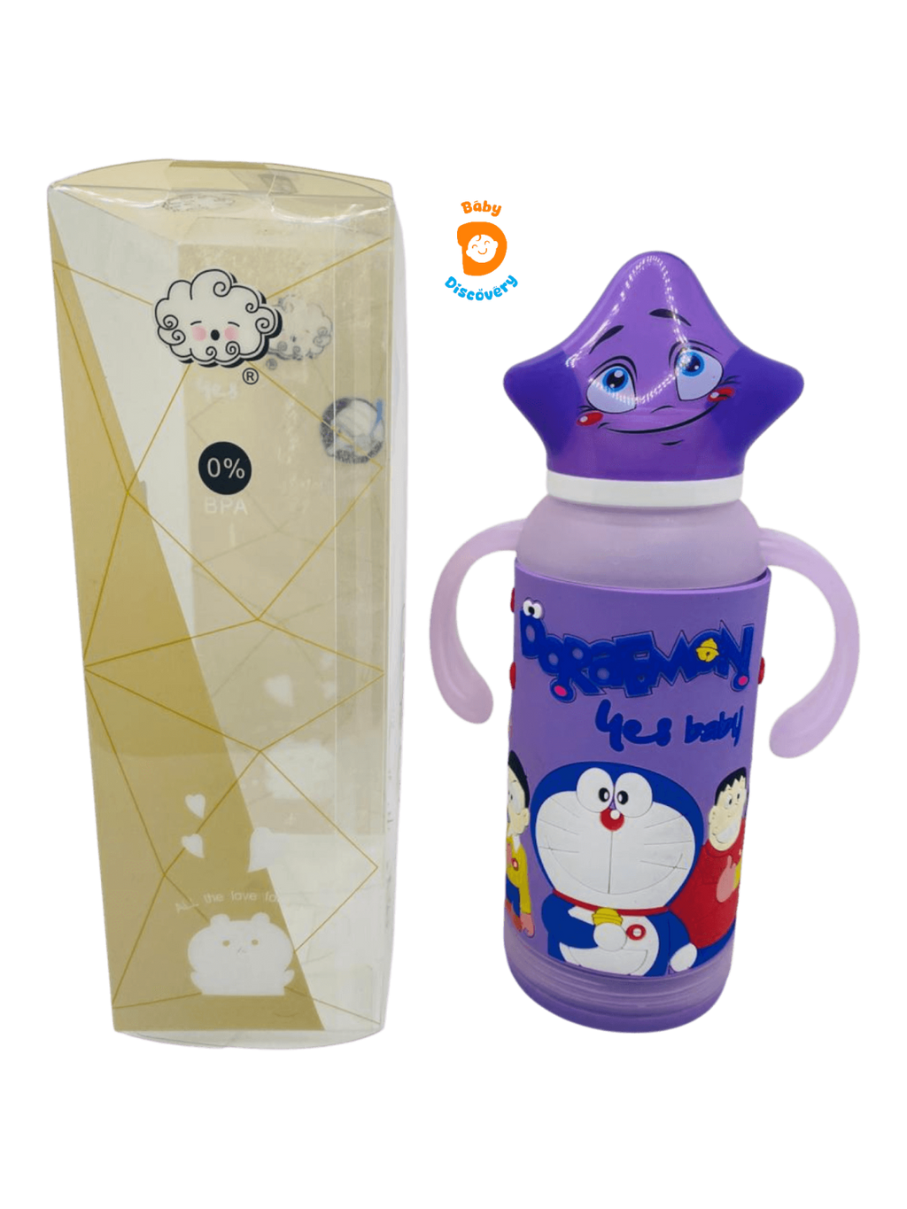 YES Baby Elite Star Shape Cap Series Glass Feeder 210ml/7oz | Baby Discovery
