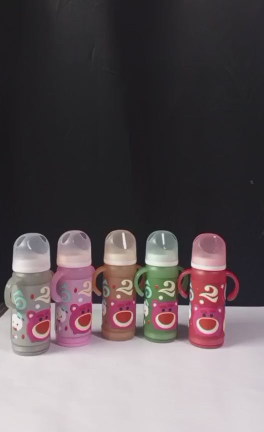 YES Baby Glass Feeder 220ml Wide Neck | Baby Discovery